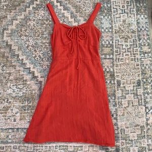 red billabong dress